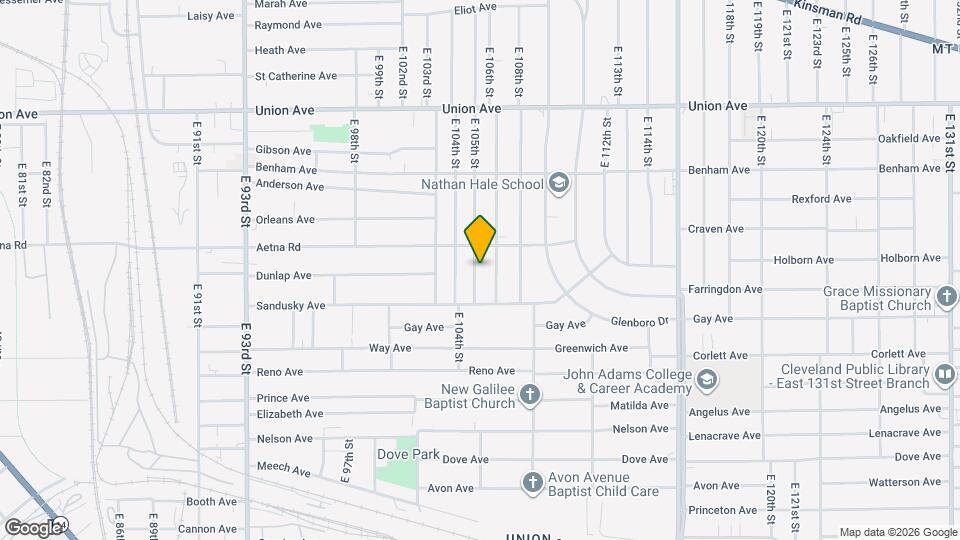 3679 E 105th St Mapa y Detalles de la Ubicación