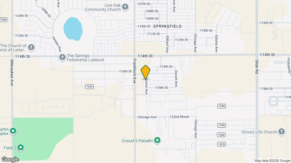 11623 Evanston Ave Map and Location Details