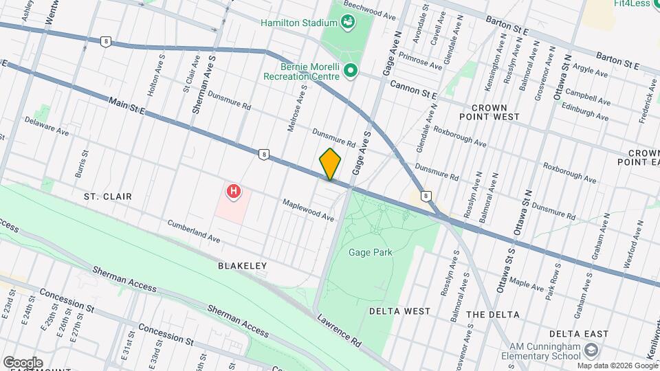 952 Main St E Map and Location Details