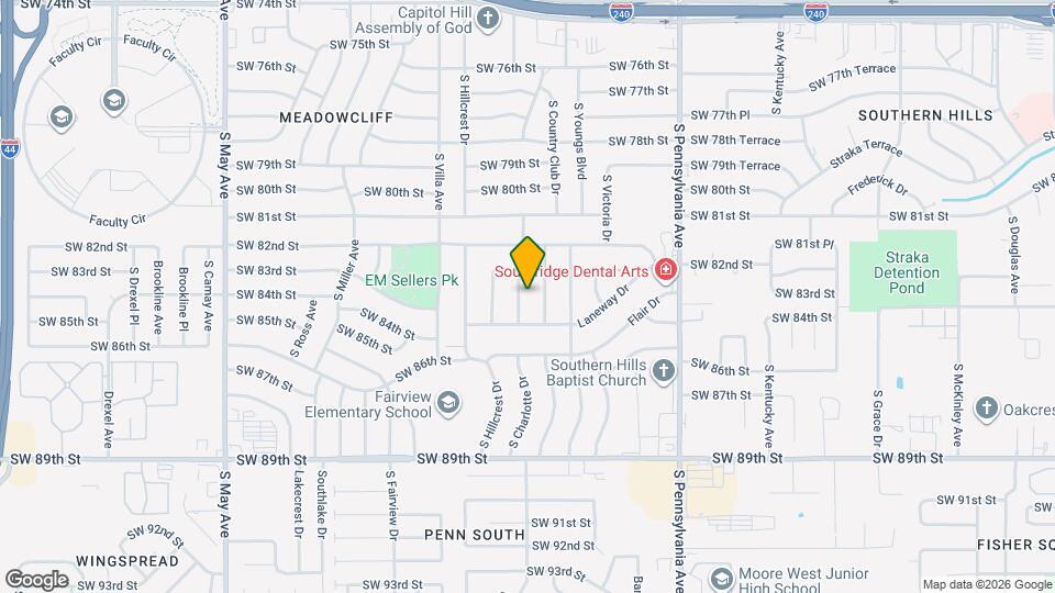 8412 S Charlotte Dr Map and Location Details