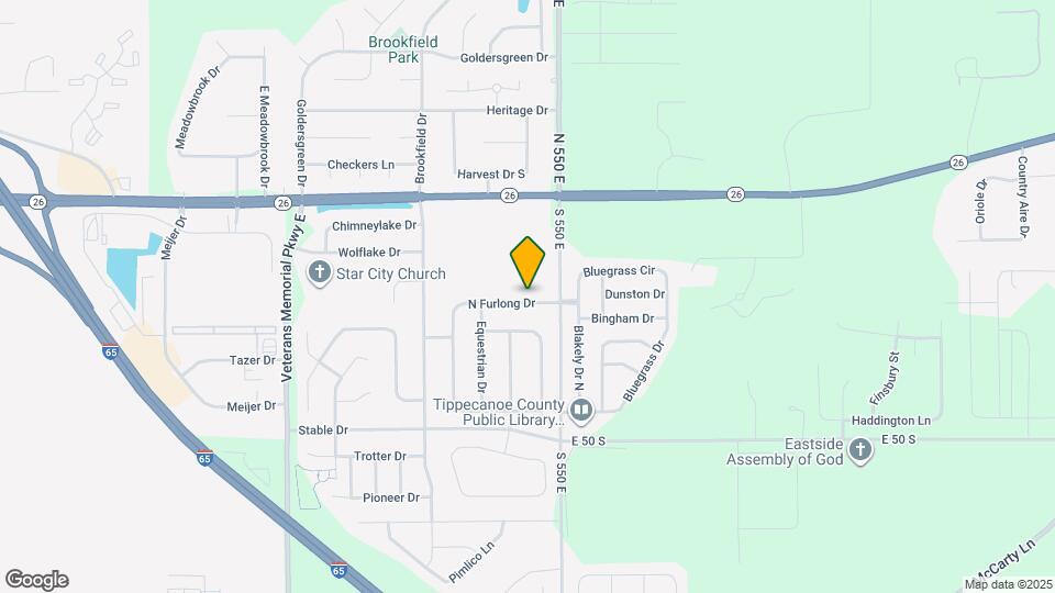 116 N Furlong Dr Map and Location Details