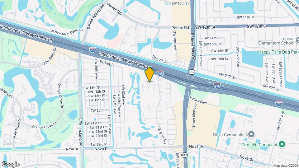 1788 SW 81st Way Mapa y Detalles de la Ubicación