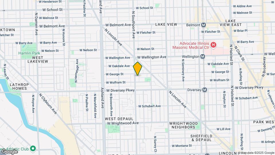 2849 N Southport Ave, Unit b Map and Location Details