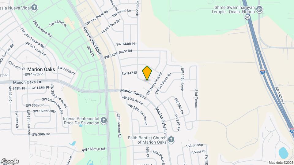 14780 SW 27 Ct Rd Map and Location Details