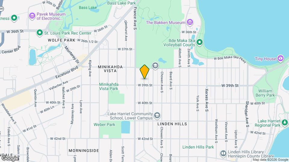 3829 Ewing Ave S Map and Location Details