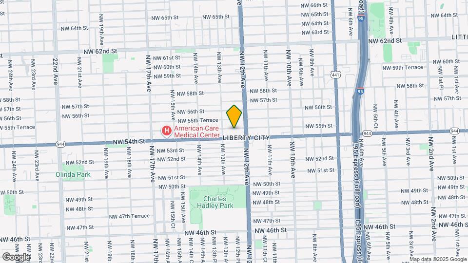 1250 NW 55th St Map and Location Details