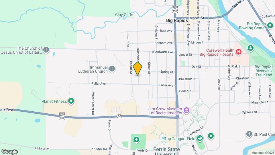 628 Hutchinson St Map and Location Details