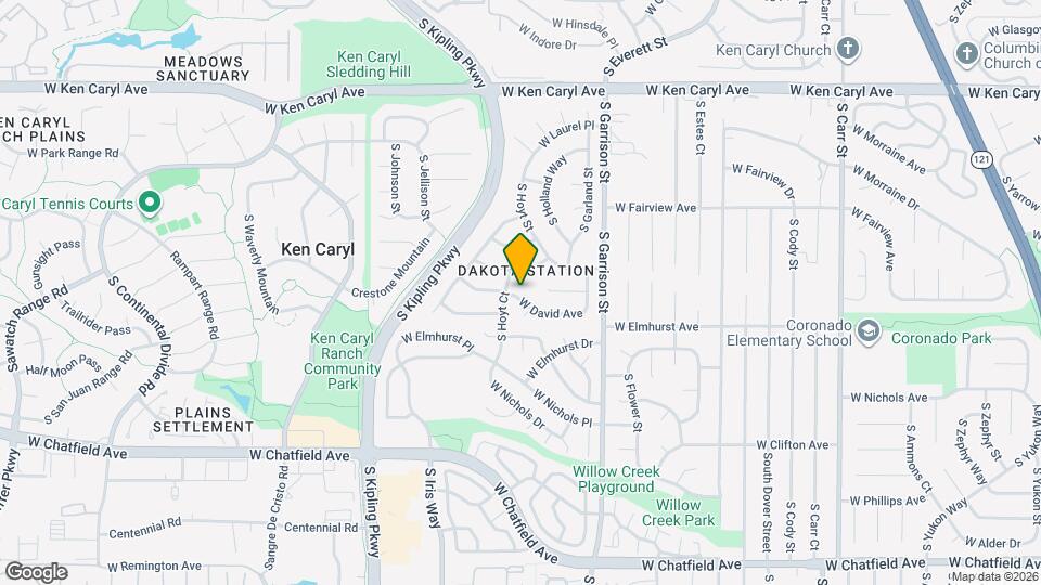9525 W David Ave Map and Location Details