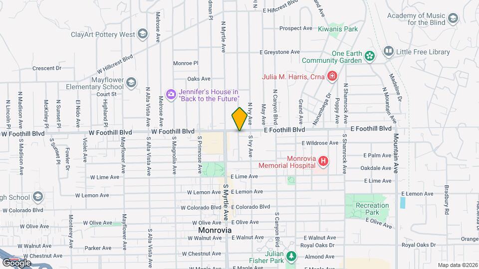 122 S Encinitas Ave, Unit A Map and Location Details