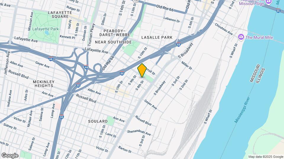 1711 S 8th St Map and Location Details