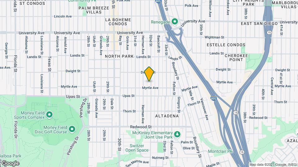 3528 32nd St Map and Location Details