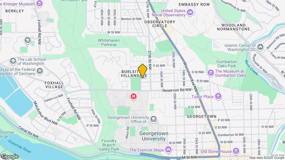 3733 R St NW Map and Location Details
