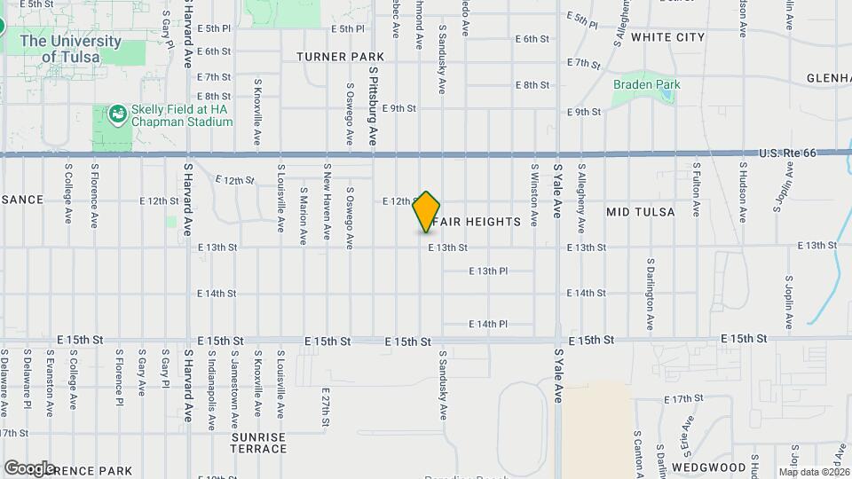 1243 S Richmond Ave Map and Location Details