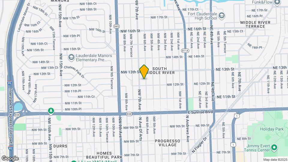 1213 NW 6th Ave Map and Location Details