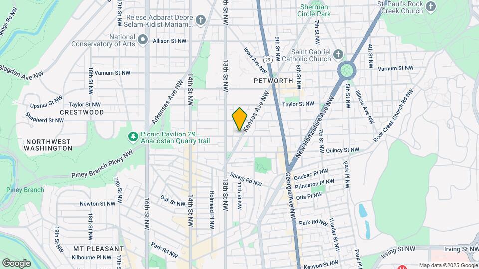 1215 Randolph St NW Map and Location Details