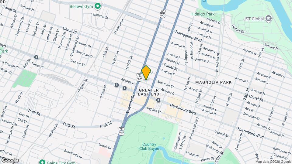 6825 Avenue C, Unit B Map and Location Details
