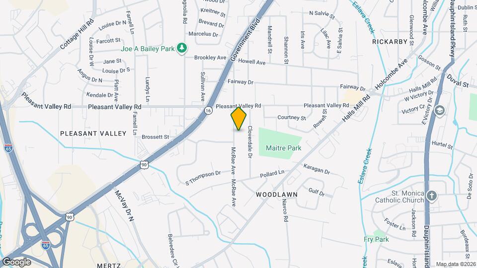 963 McRae Ave Map and Location Details