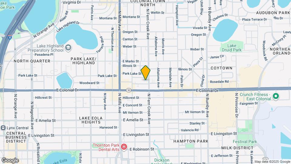 1517 Woodward St Map and Location Details