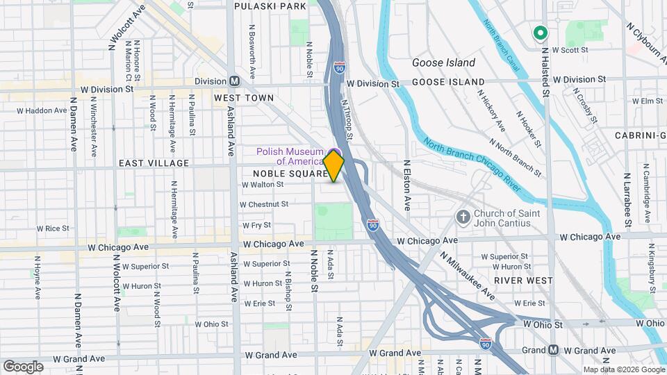 1343 W Walton St Map and Location Details