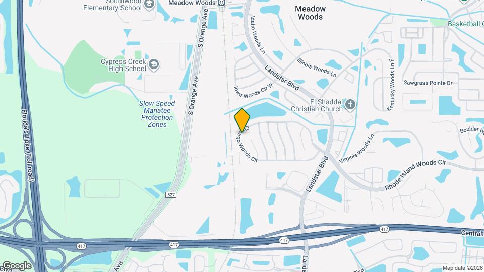 314 Chicago Woods Cir Map and Location Details