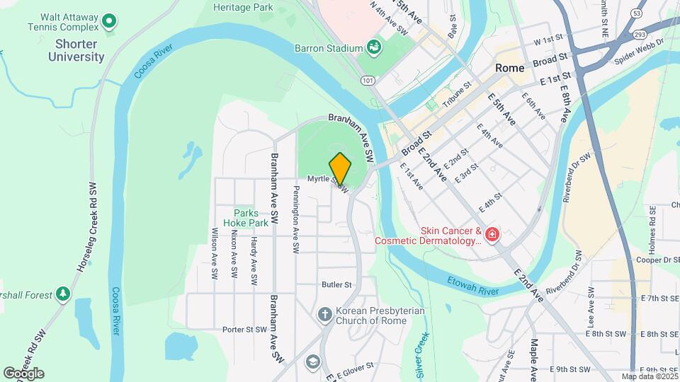 7 Myrtle St SW Mapa y Detalles de la Ubicación