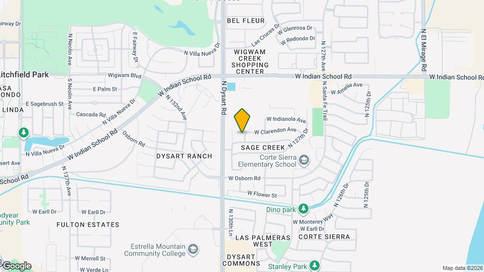 3506 N 130th Ave Map and Location Details