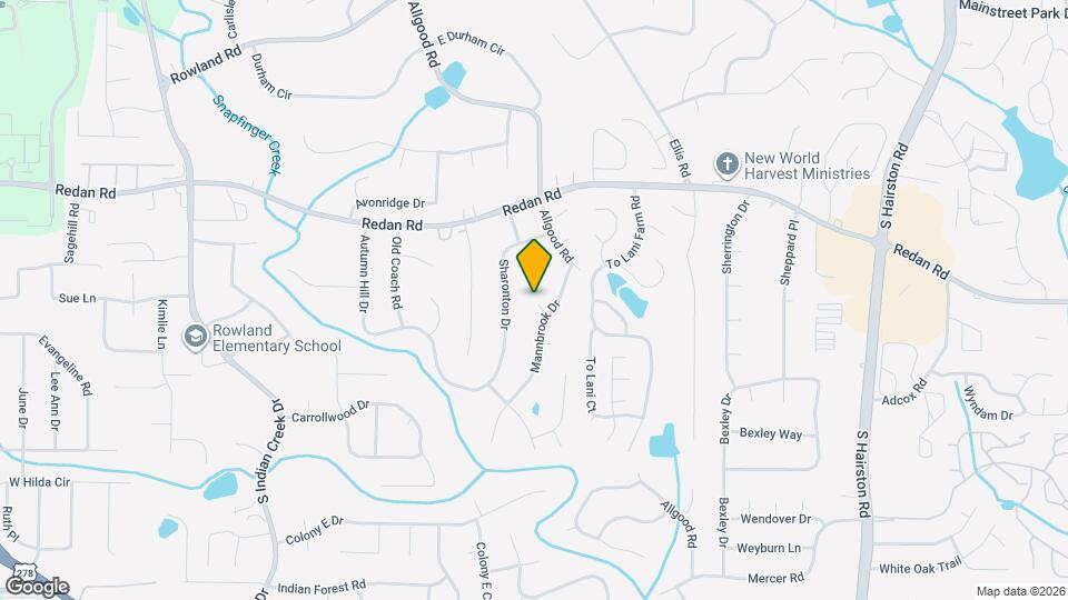 4380 Reins Ridge Rd Map and Location Details