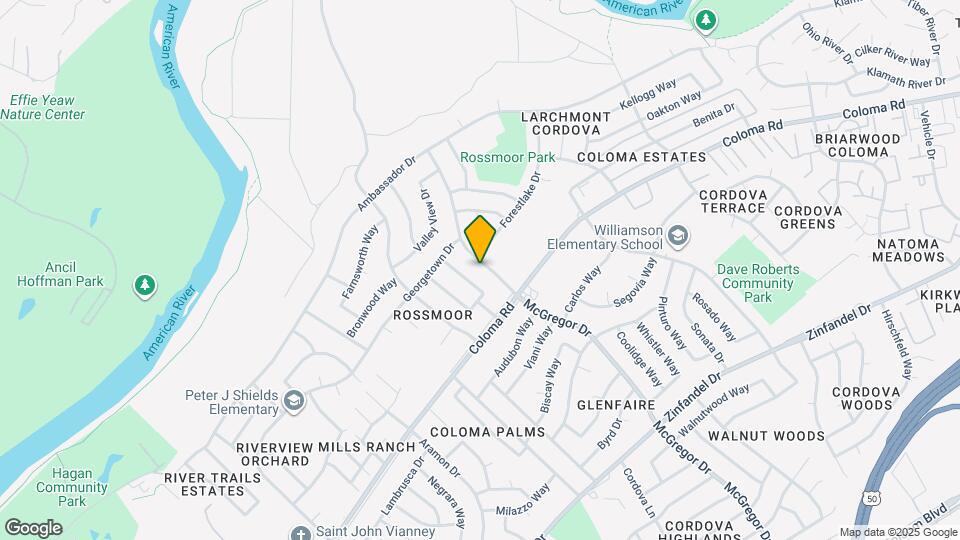 2170 McGregor Dr Map and Location Details