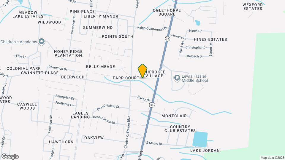 172 Cherokee Cir Map and Location Details