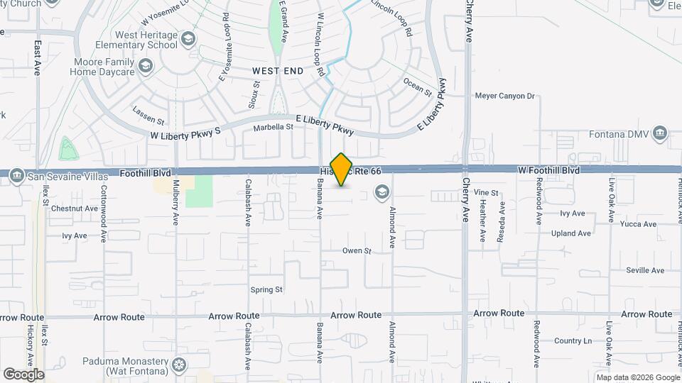 8153 Banana Ave, Unit 3 bedrooms Map and Location Details