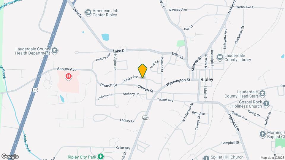 204 Drake Ave Map and Location Details