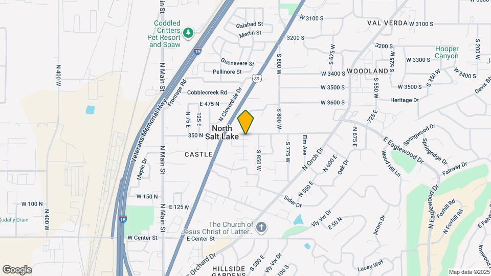 281 E 340 N Map and Location Details