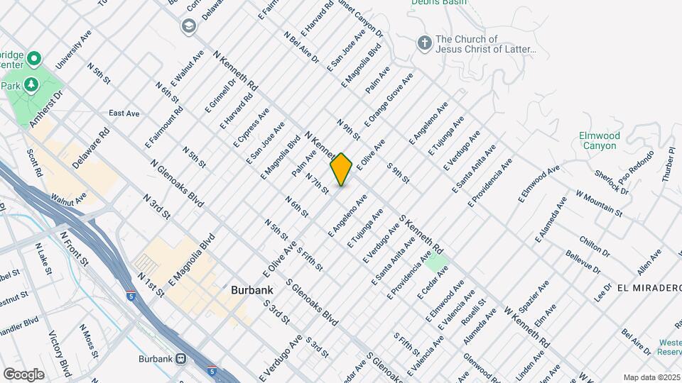 732 E Olive Ave, Unit Large single for rent Map and Location Details