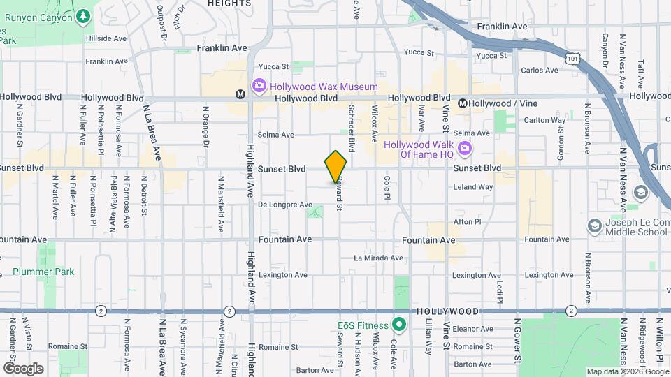 6609 Leland Way Map and Location Details