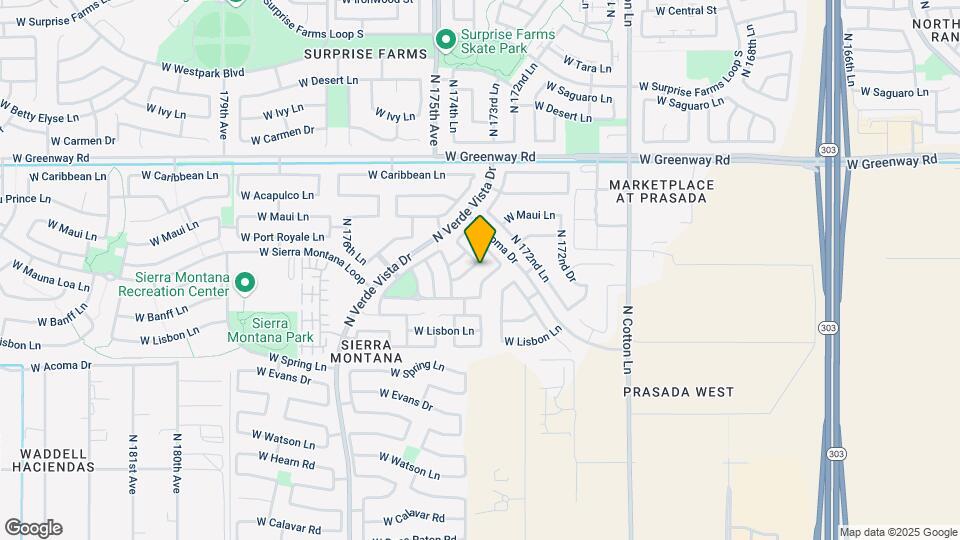 17377 W Holland Ln Map and Location Details