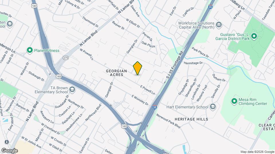 8208 Sam Rayburn Dr Map and Location Details