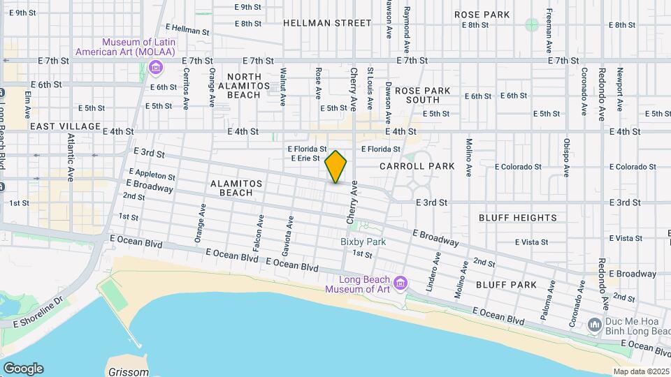 1824-1826 E 3rd St Map and Location Details