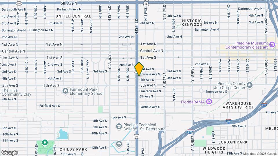 3367 4th Ave S Map and Location Details
