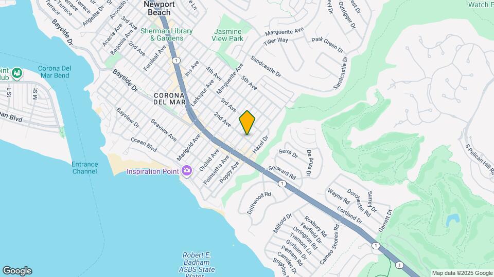 500 Poinsettia Ave Map and Location Details