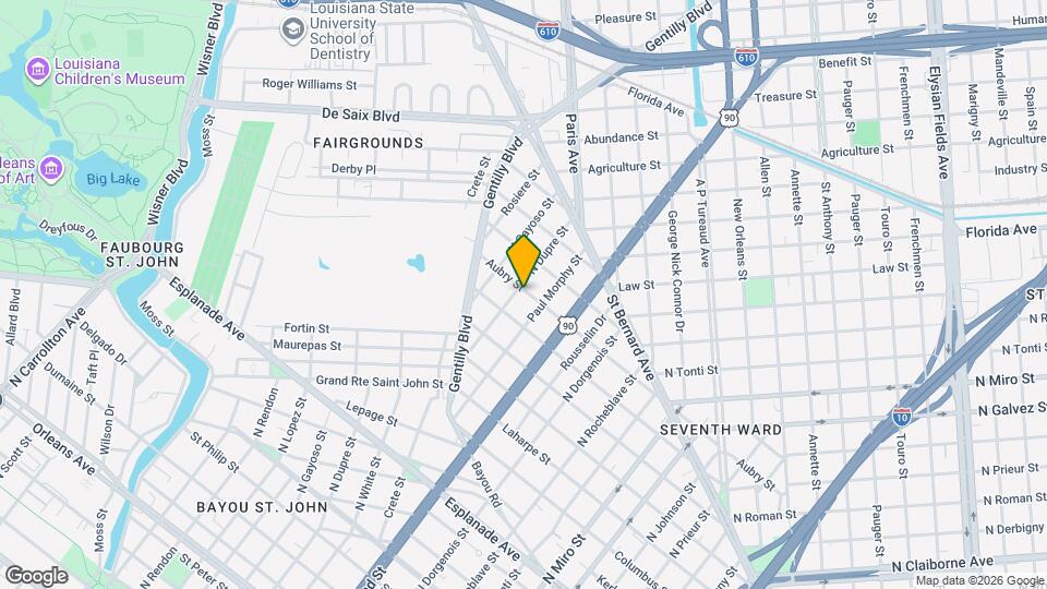 1740 N Dupre St Map and Location Details