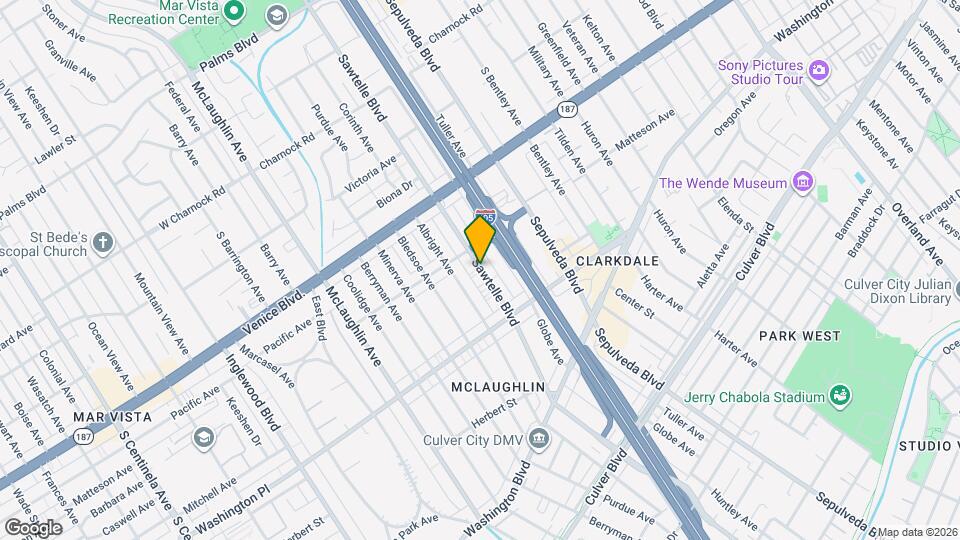 3929 Sawtelle Blvd, Unit 3929 Mapa y Detalles de la Ubicación