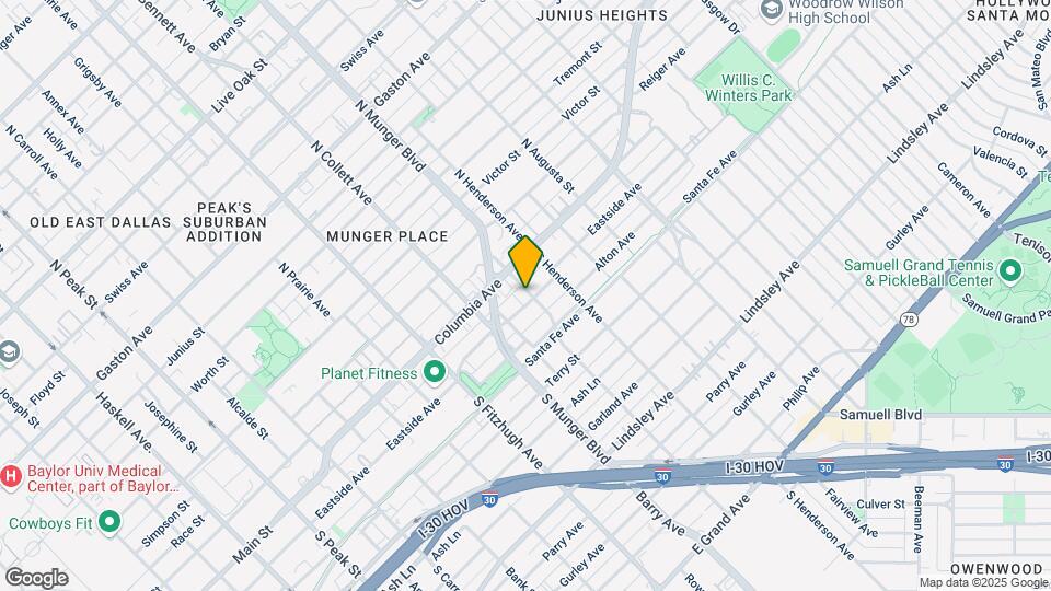 5125 Eastside Ave Map and Location Details