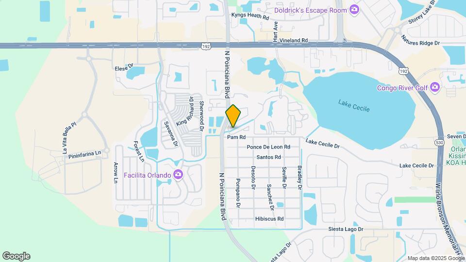 2727 N Poinciana Blvd Map and Location Details