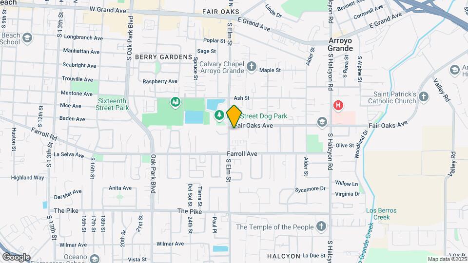 1185 Fair Oaks Ave Mapa y Detalles de la Ubicación