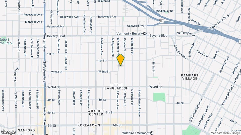 132 S Kenmore Ave Map and Location Details
