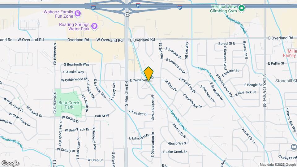 Edgewood Townhomes Meridian Map and Location Details