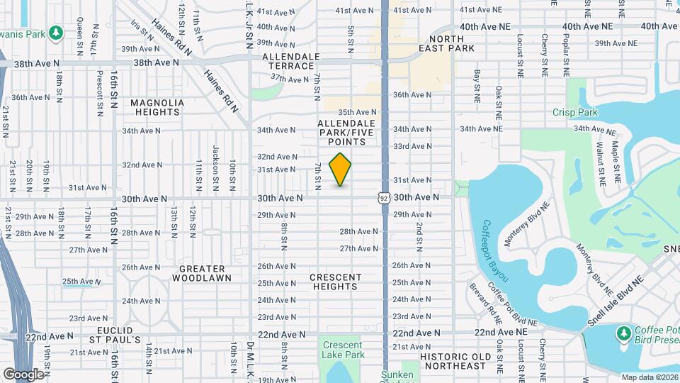 529 30th Ave N Map and Location Details
