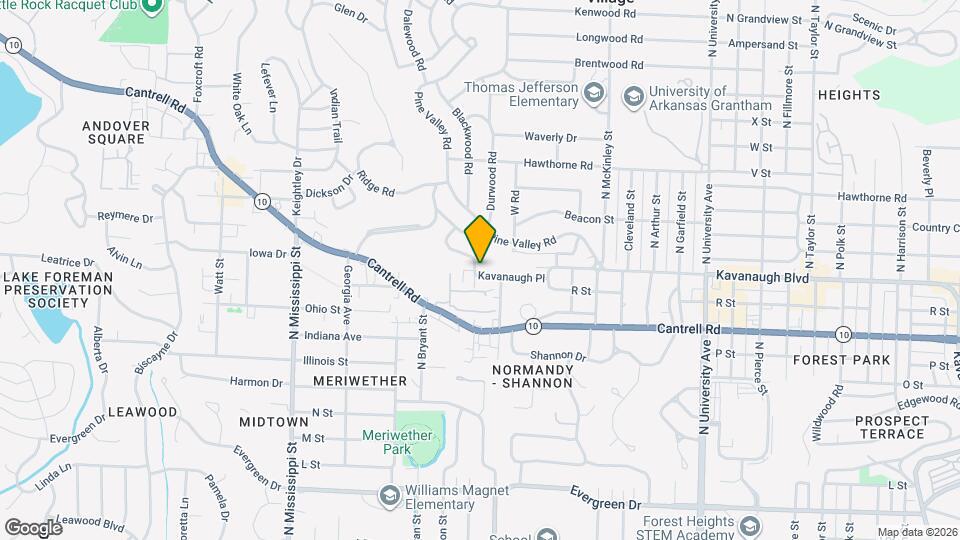 6726 Kavanaugh Pl Map and Location Details