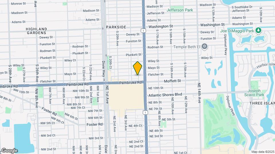 1834 Fletcher St Map and Location Details