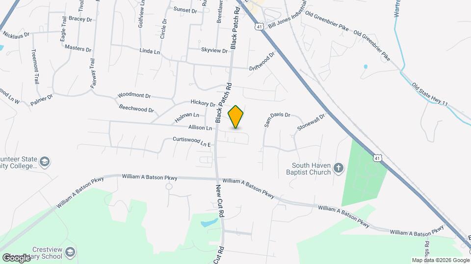 1094 Javier Dr Map and Location Details